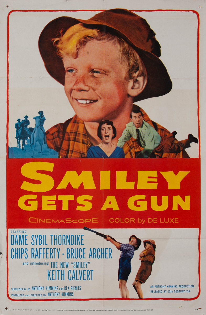 Smiley Gets A Gun, Australian 1 Sheet Movie Poster