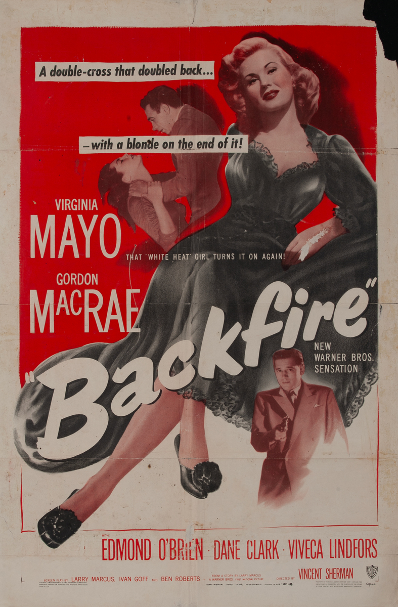 Backfire 1 Sheet Movie Poster 