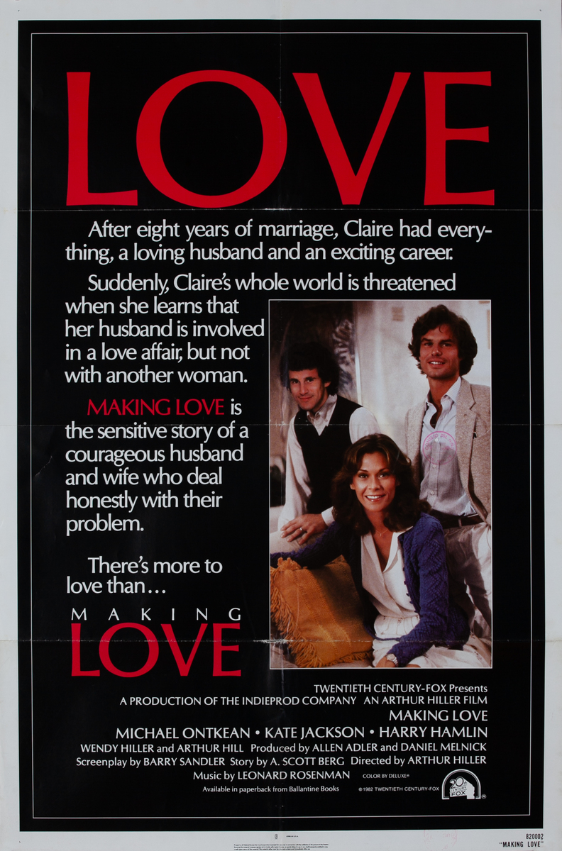 Making Love 1 Sheet Movie Poster
