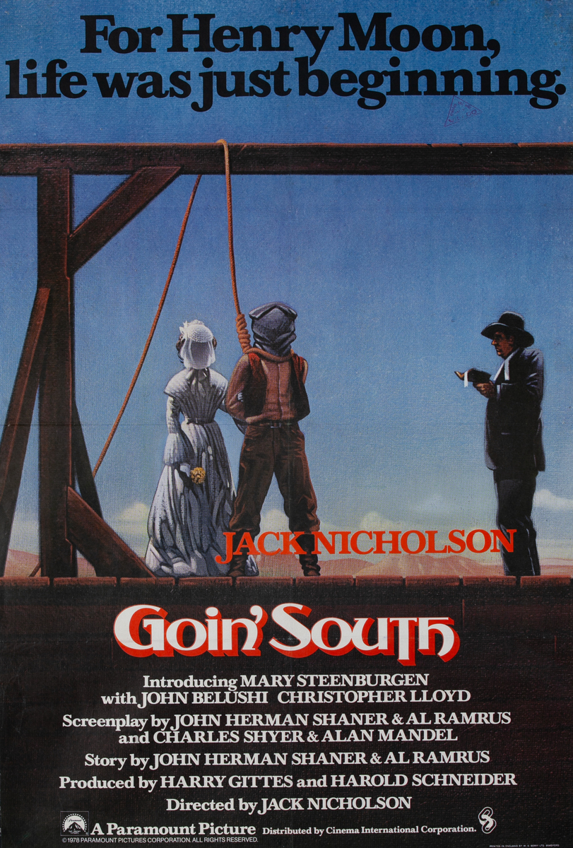 Goin' South 1 Sheet Movie Poster 