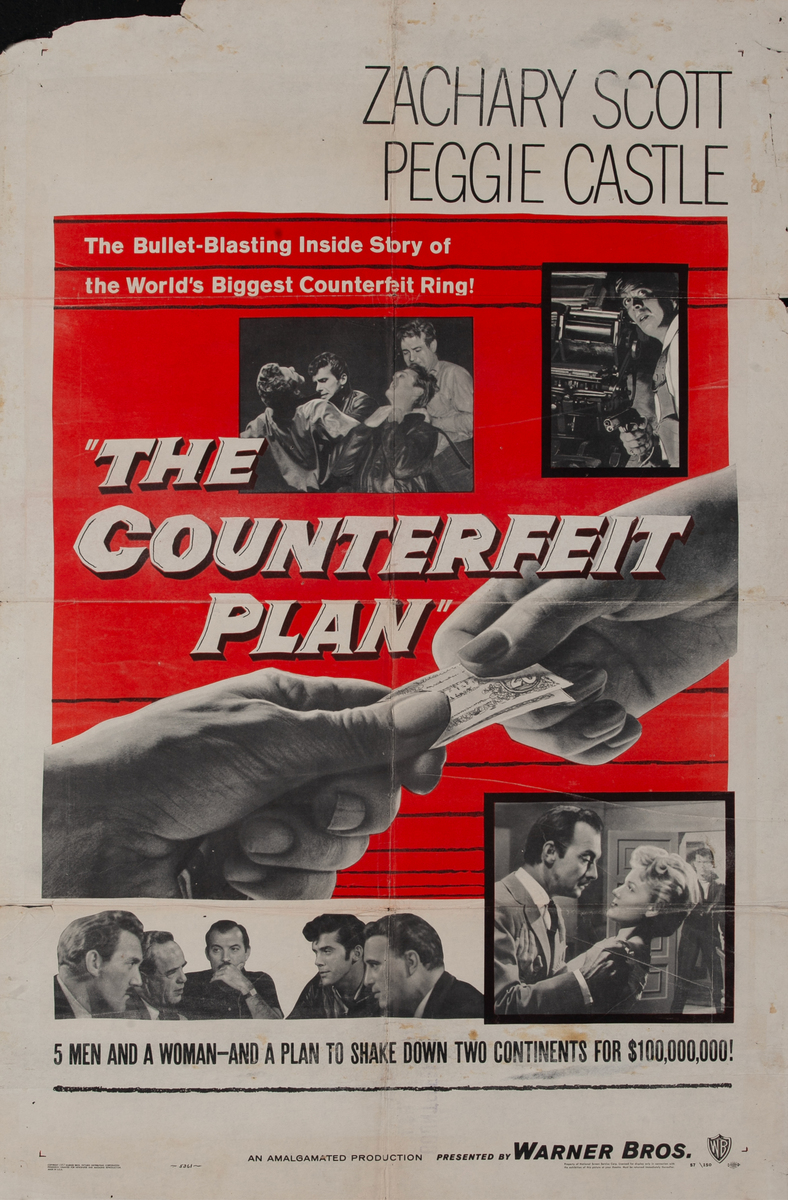 The Counterfeit Plan, 1 Sheet Movie Poster