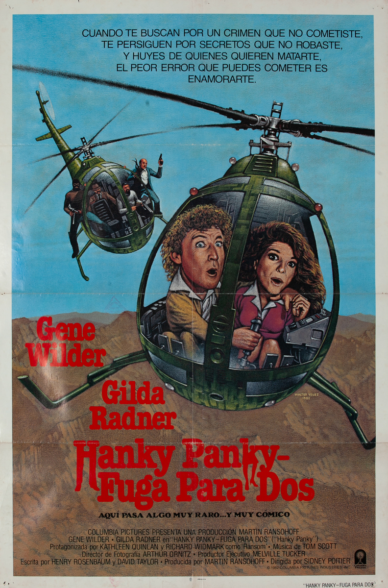 Hanky Panky 1 sheet Movie Poster 