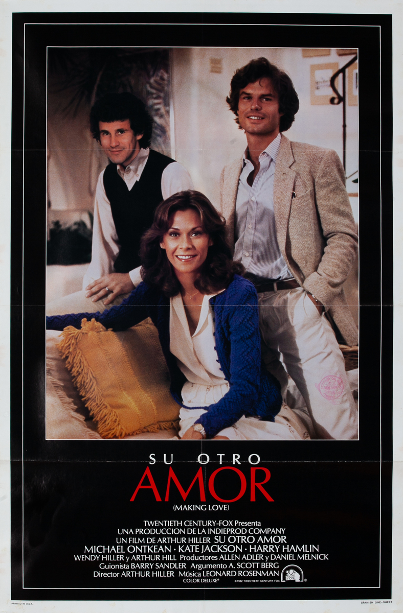 Making Love Spanish 1 Sheet Movie Poster