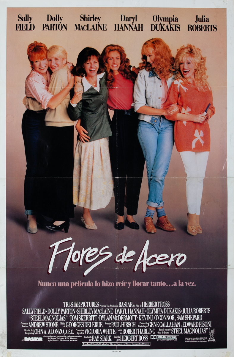 Steel Magnolias 1 Sheet Spanish Movie Poster 
