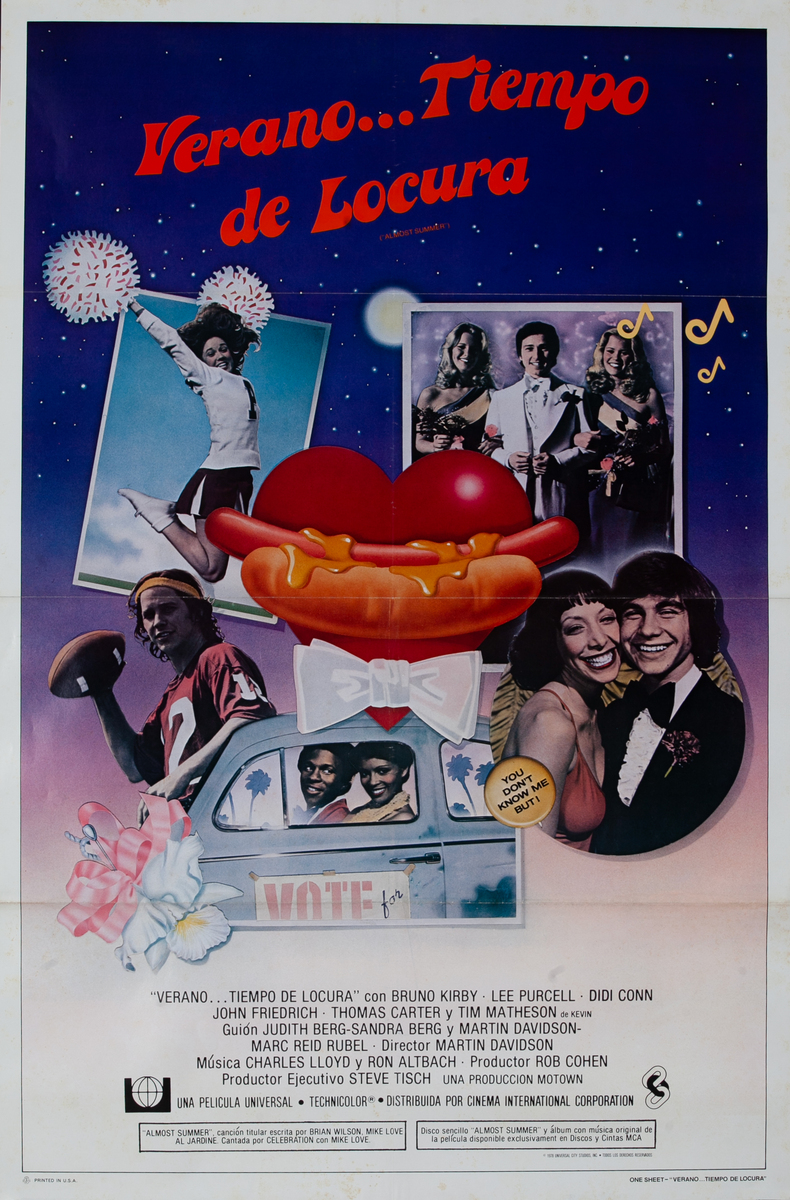 Almost Summer, 1 Sheet Movie Poster