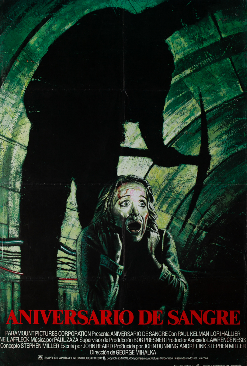 My Bloody Valentine Horror 1 Sheet Movie Poster