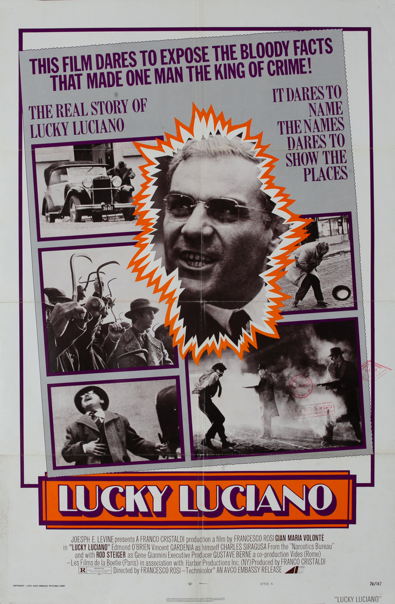 Lucky Luciano i Sheet Movie Poster 