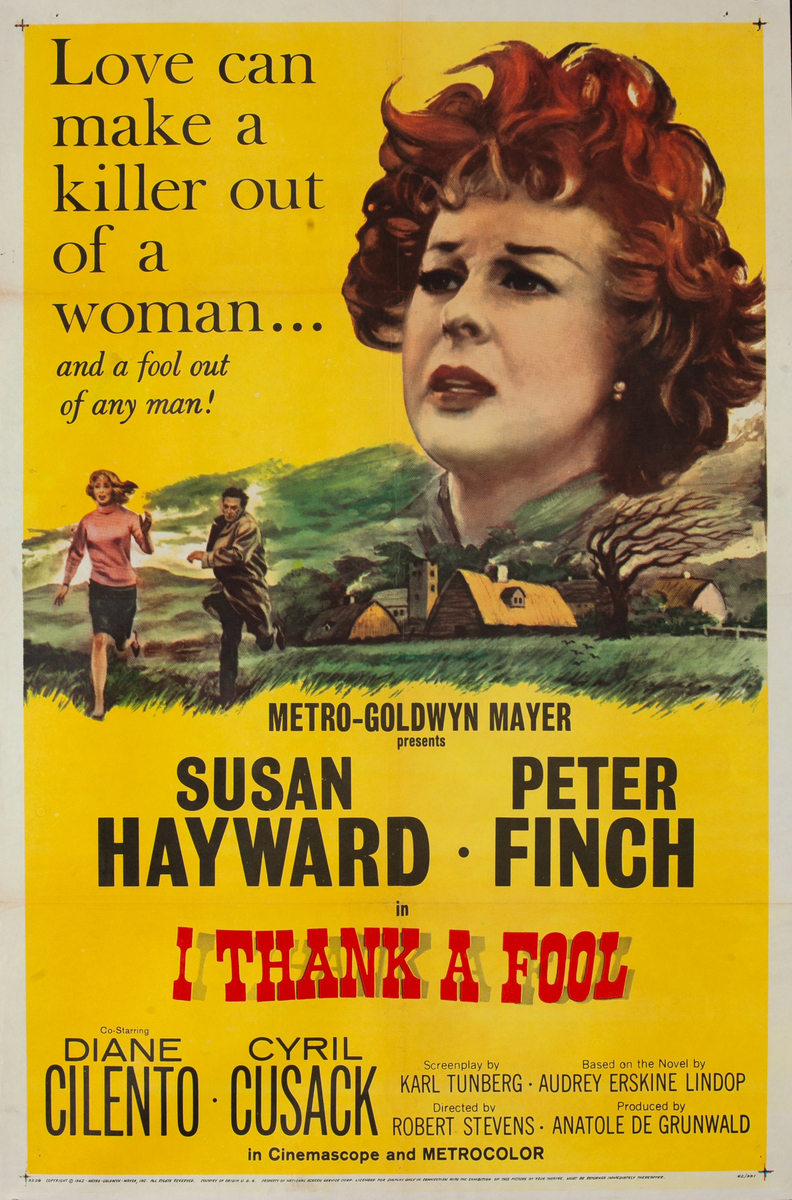I Thank a Fool, 1 Sheet Movie Poster