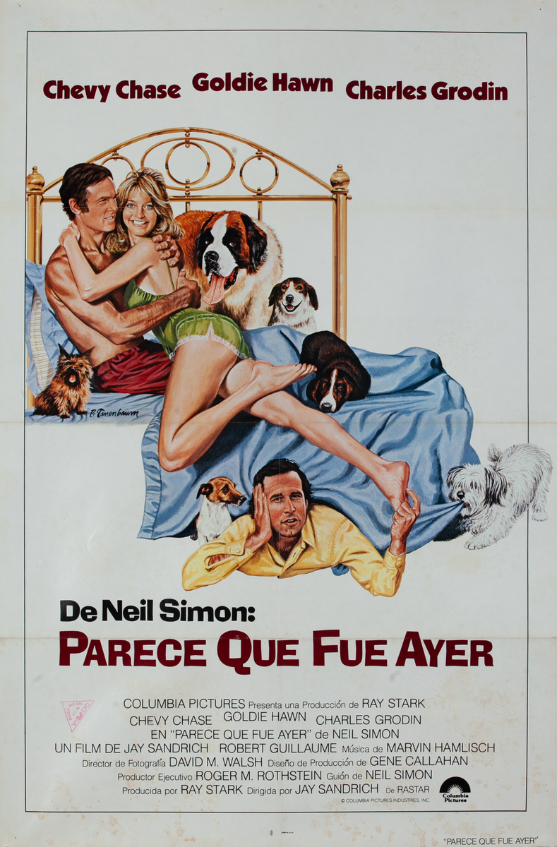 Neil Simon's Seems Like Old Times, Spanish 1 Sheet Movie Poster