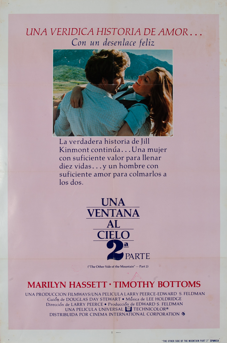 The Other Side of the Mountain Part II, Spanish 1 Sheet Movie Poster 