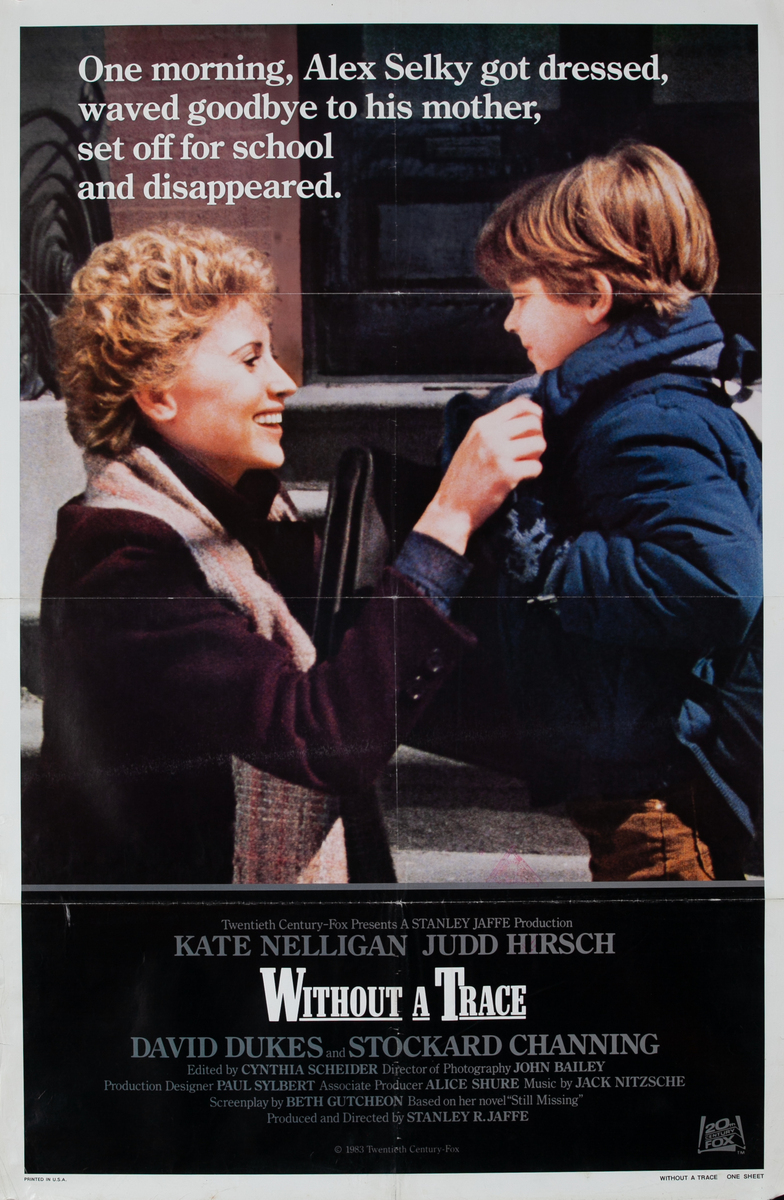Without a Trace 1 Sheet Movie Poster 