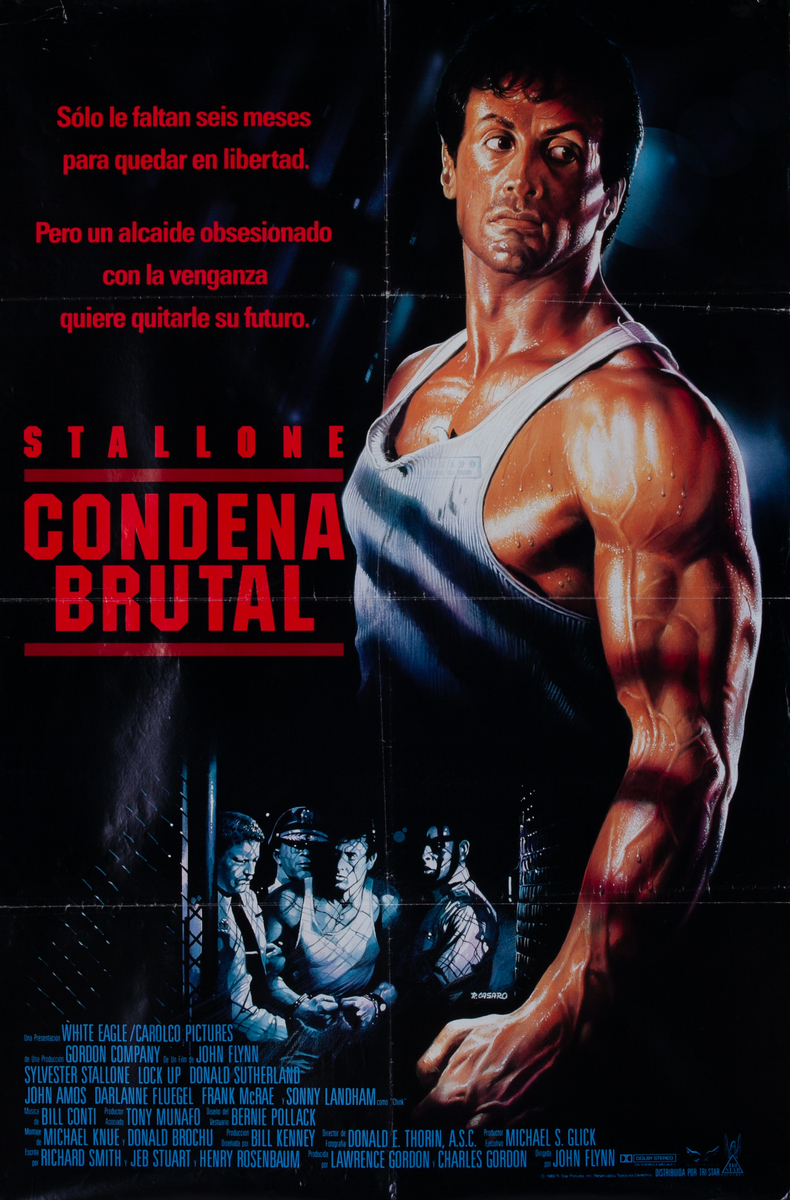 Lock Up Spanish 1 Sheet Movie Poster