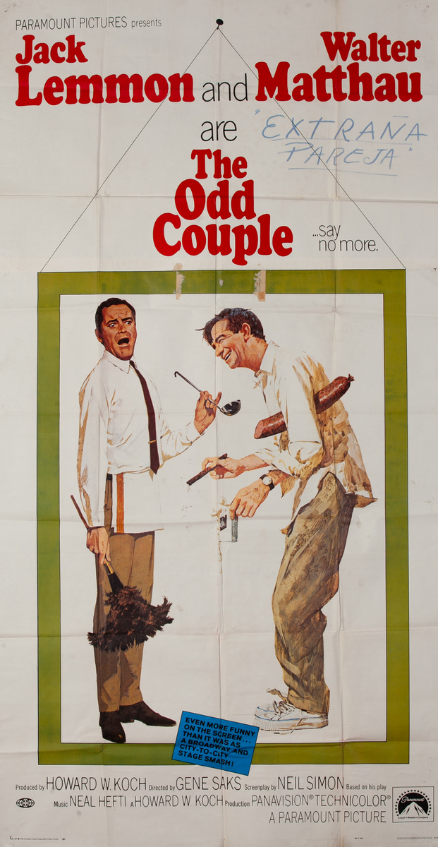 The Odd Couple 3sh Movie Poster 