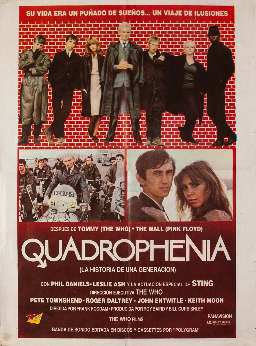 Quadrophenia Spanish Movie Poster 