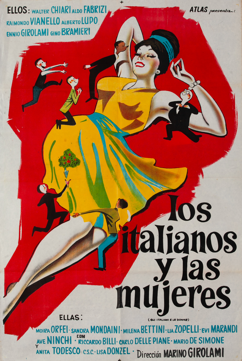  Los Italiano’s y Las mujeres  Argentinean Movie Poster