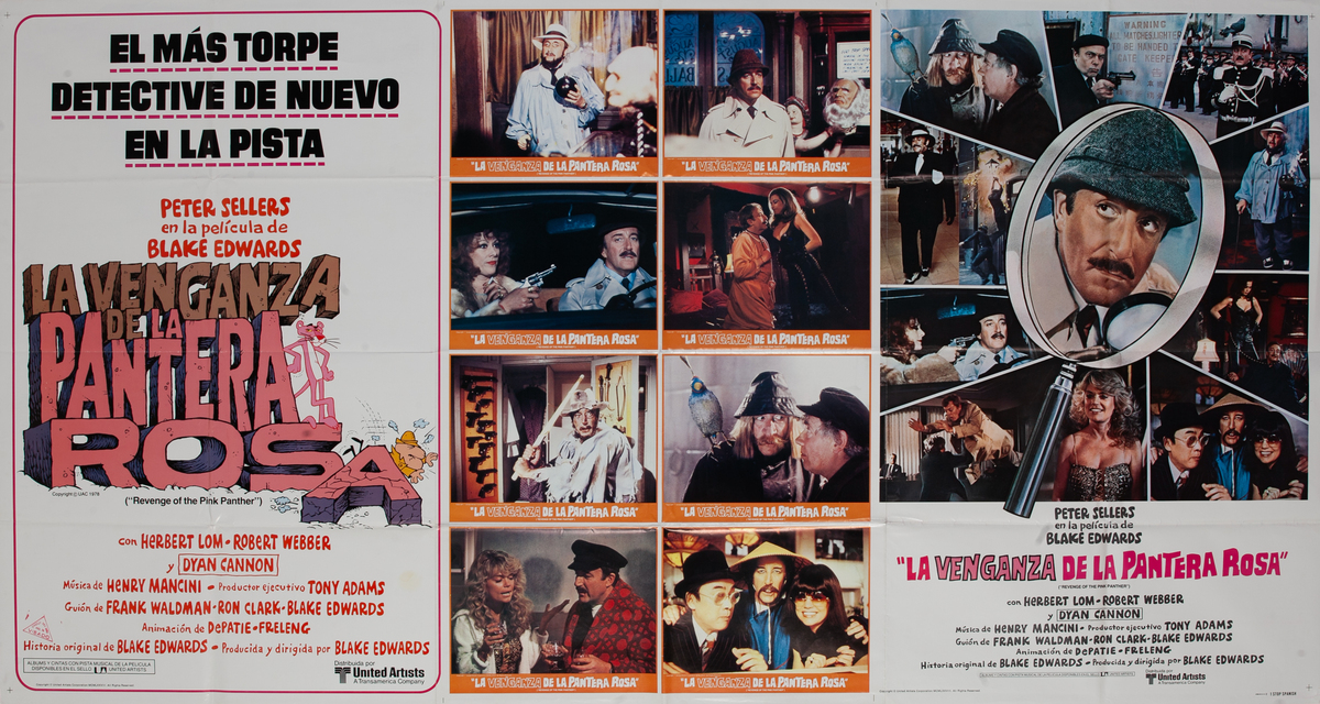 Revenge of the Pink Panther Spanish 1 Stop Poster 