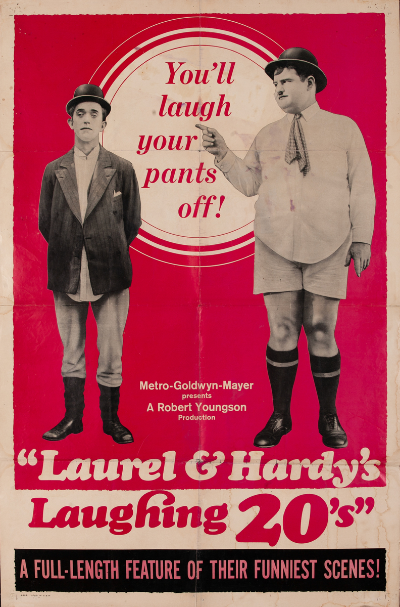 Laurel and Hardy's Laughing ‘20s Movie Poster 