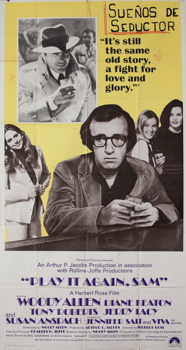 Play It Again, Sam, 3sh Movie Poster