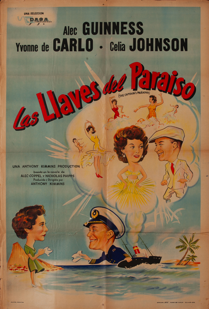 The Captain's Paradise, Movie Poster