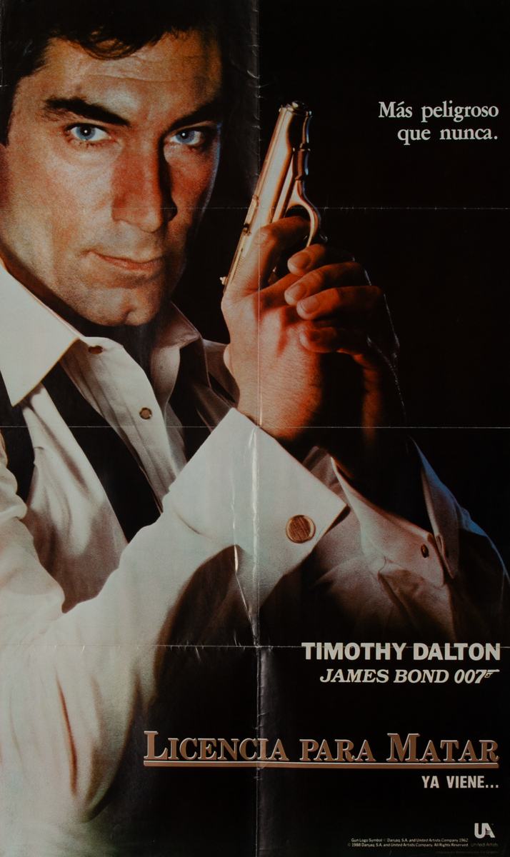 Licence to Kill Spanish Movie Poster