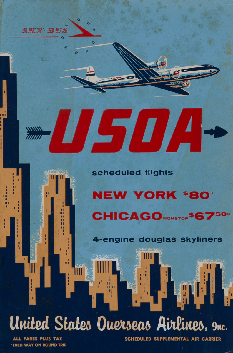 USOA United States Overseas Airlines, Inc Sky Bus