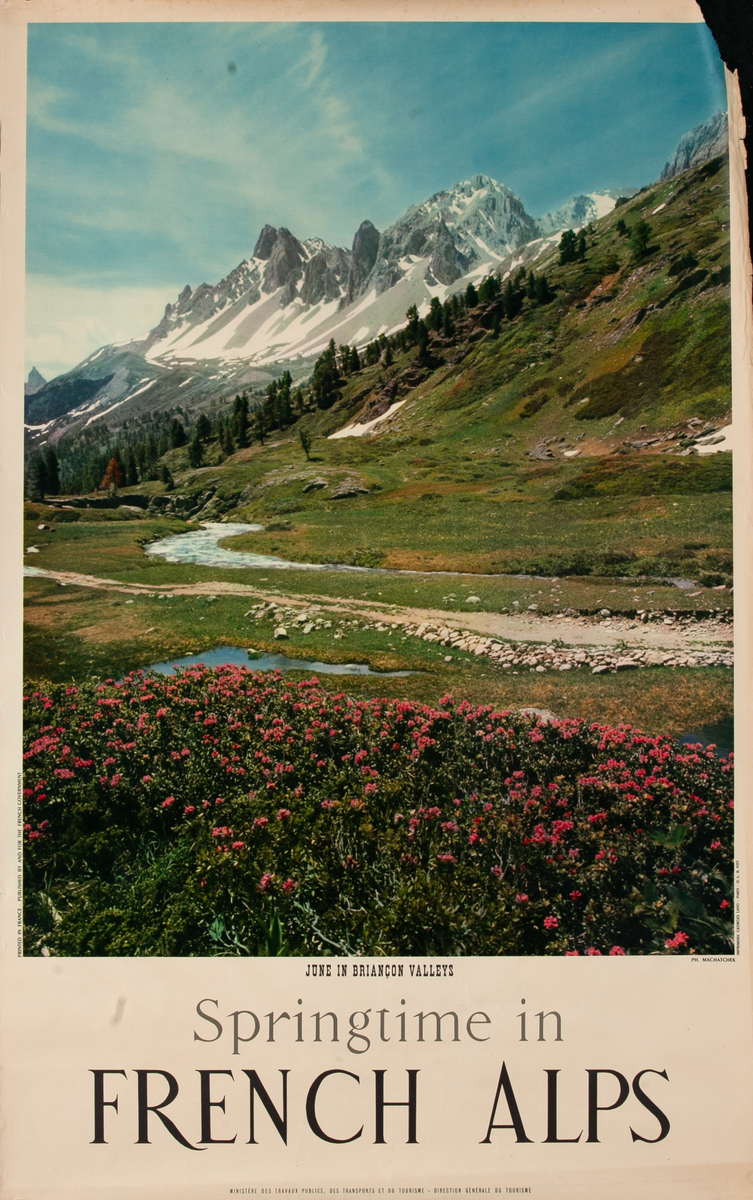 Springtime in  French Alps June in Briancon Vallets