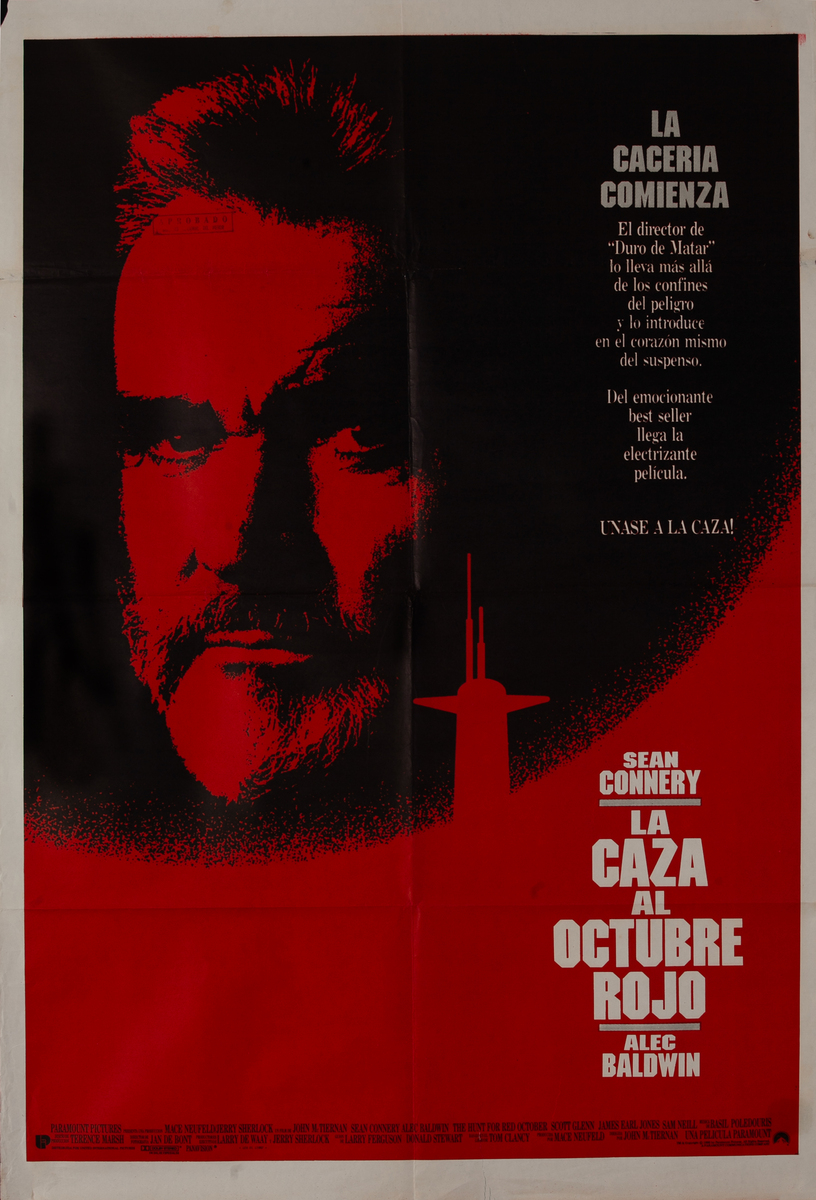 The Hunt for Red OctoberSpanish 1 Sheet Movie Poster 