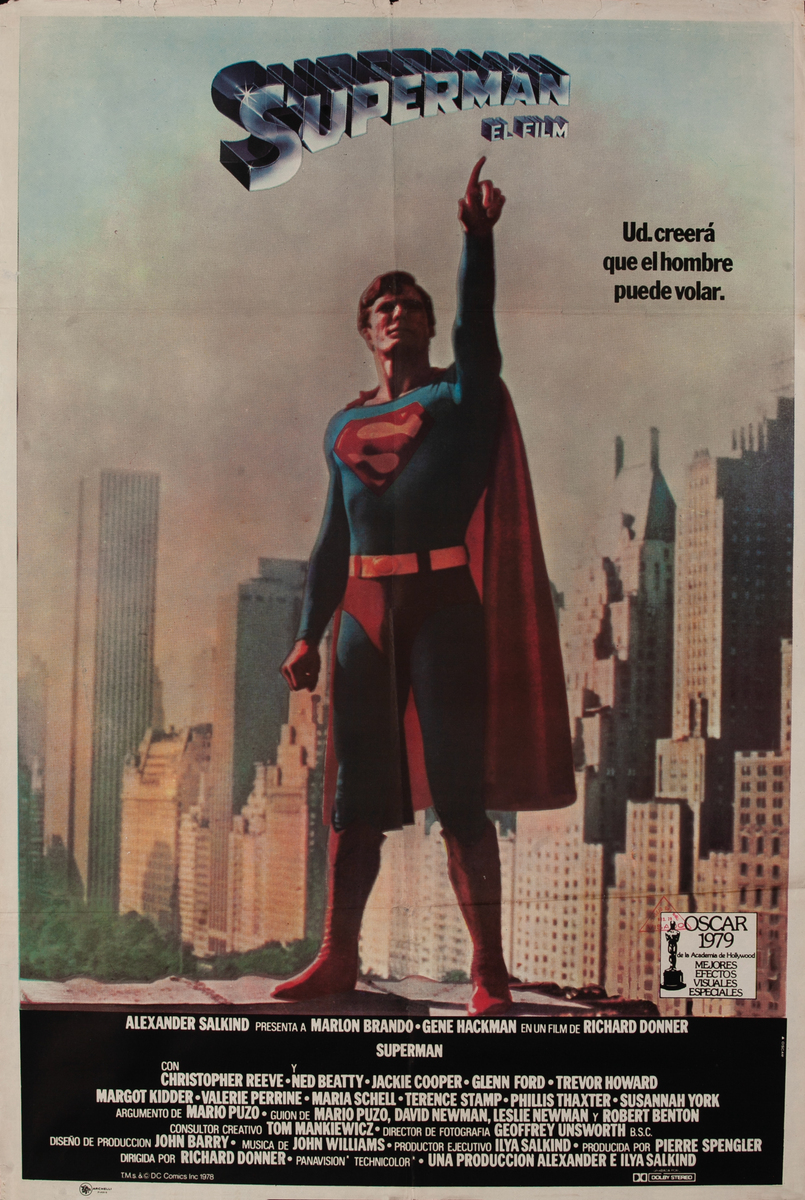Superman: The Movie, Argentinean Movie Poster