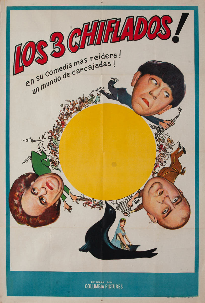 The 3 Stooges Argentinean Movie Poster