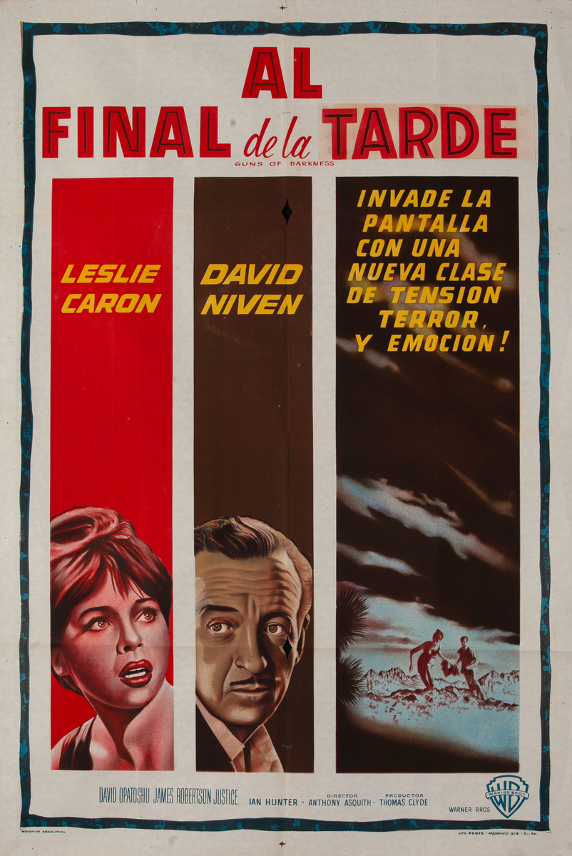 Guns of Darkness, Argentinean Movie Poster