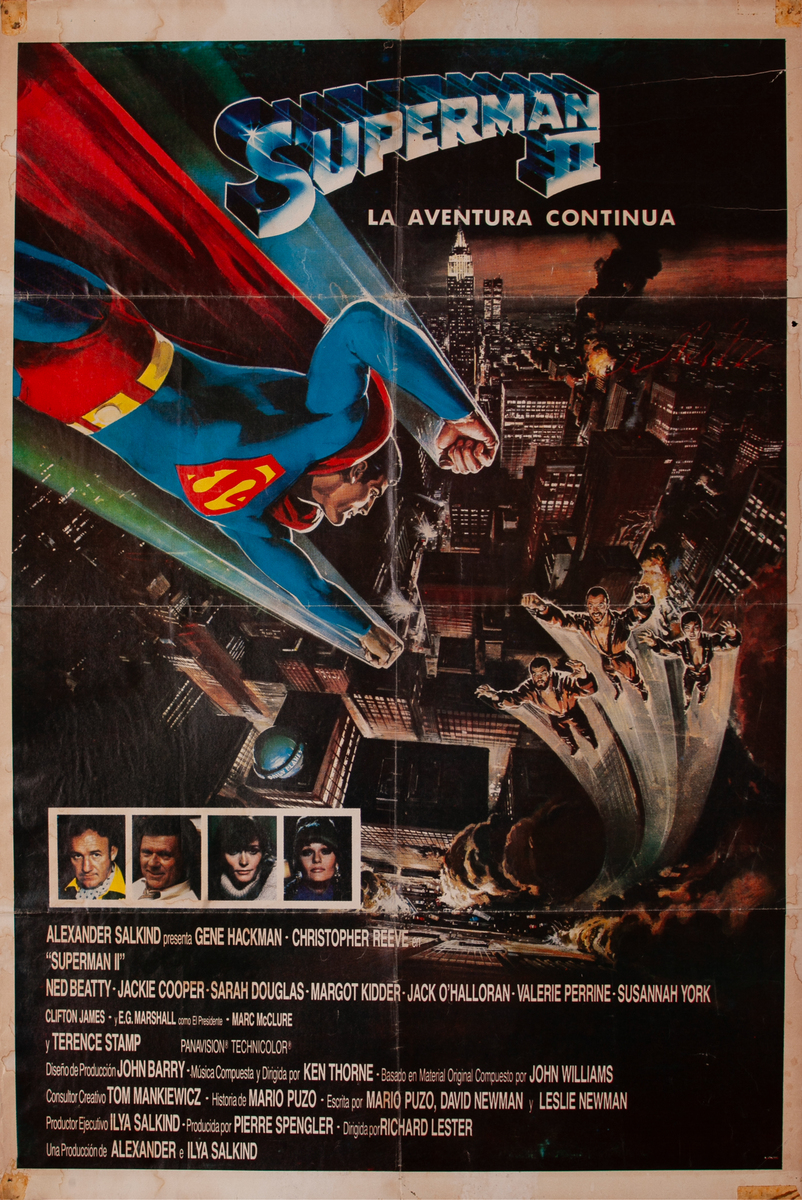 Superman II, Argentinean Movie Poster
