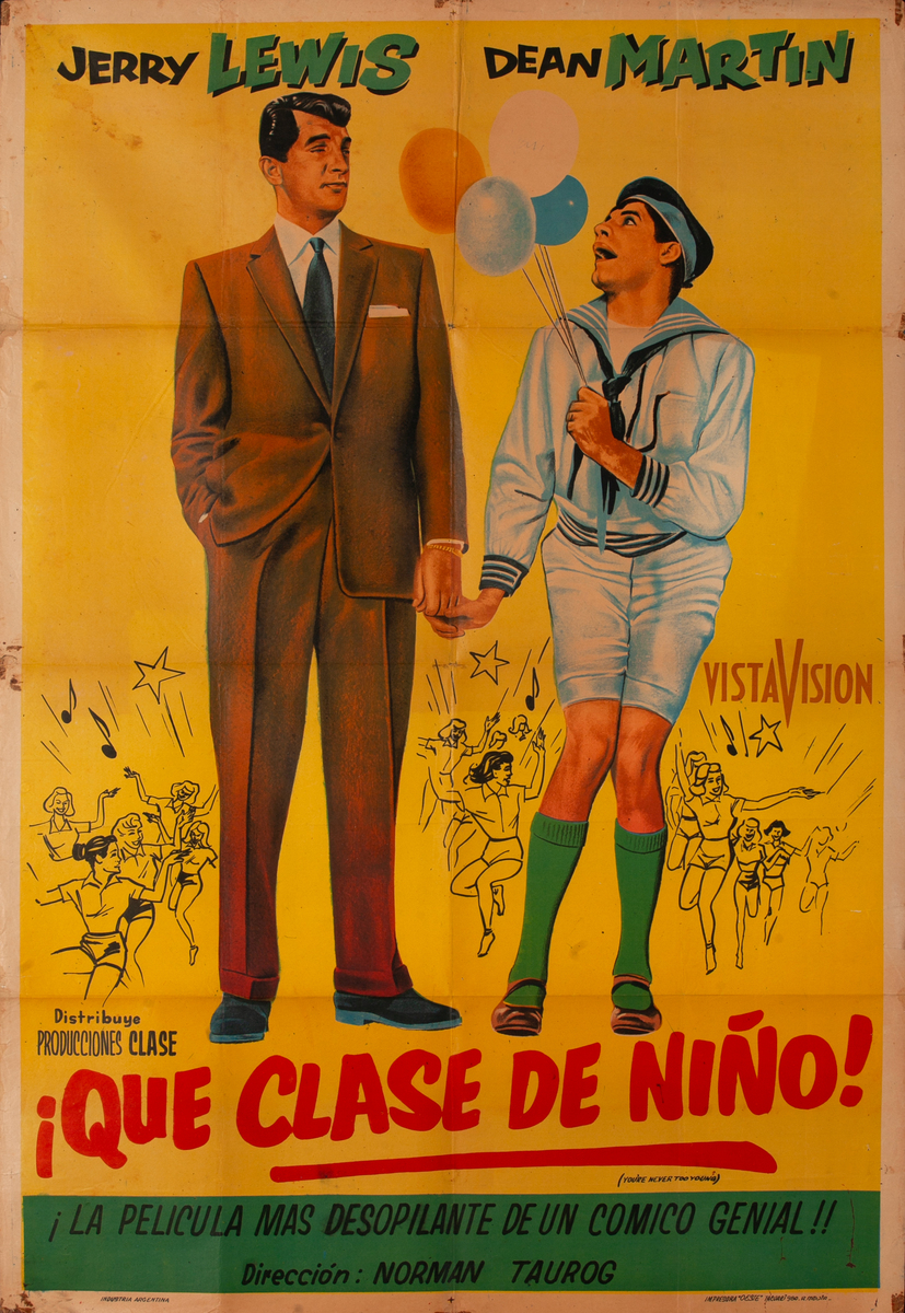 You're Never Too Young, Argentinean Movie Poster