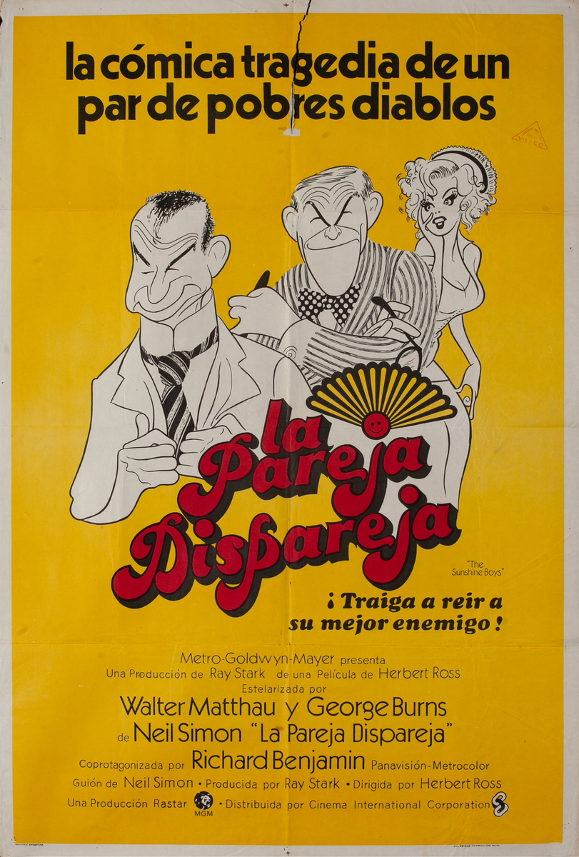 Neil Simon's The Sunshine Boys, Argentinean Movie Poster