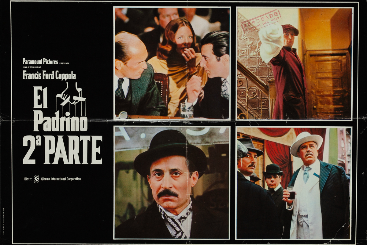 The Godfather Part II Italian Photobusta  B
