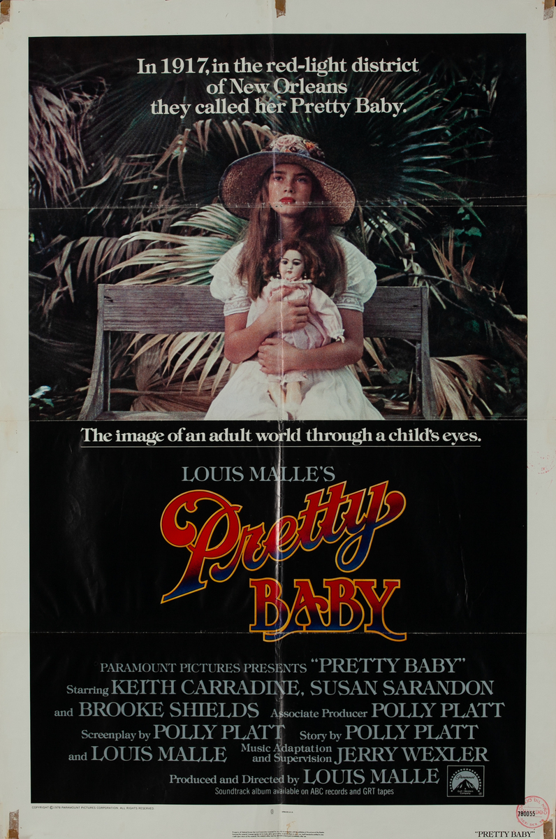 Louis Malle's Pretty Baby, 1 Sheet Movie Poster