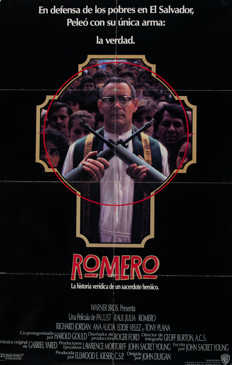 Romero Spanish 1 Sheet Movie Poster