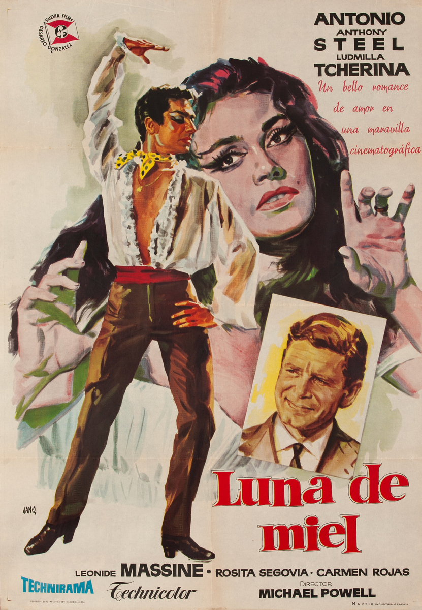 Luna de miel Honeymoon Spanish 1 Sheet Movie Poster 