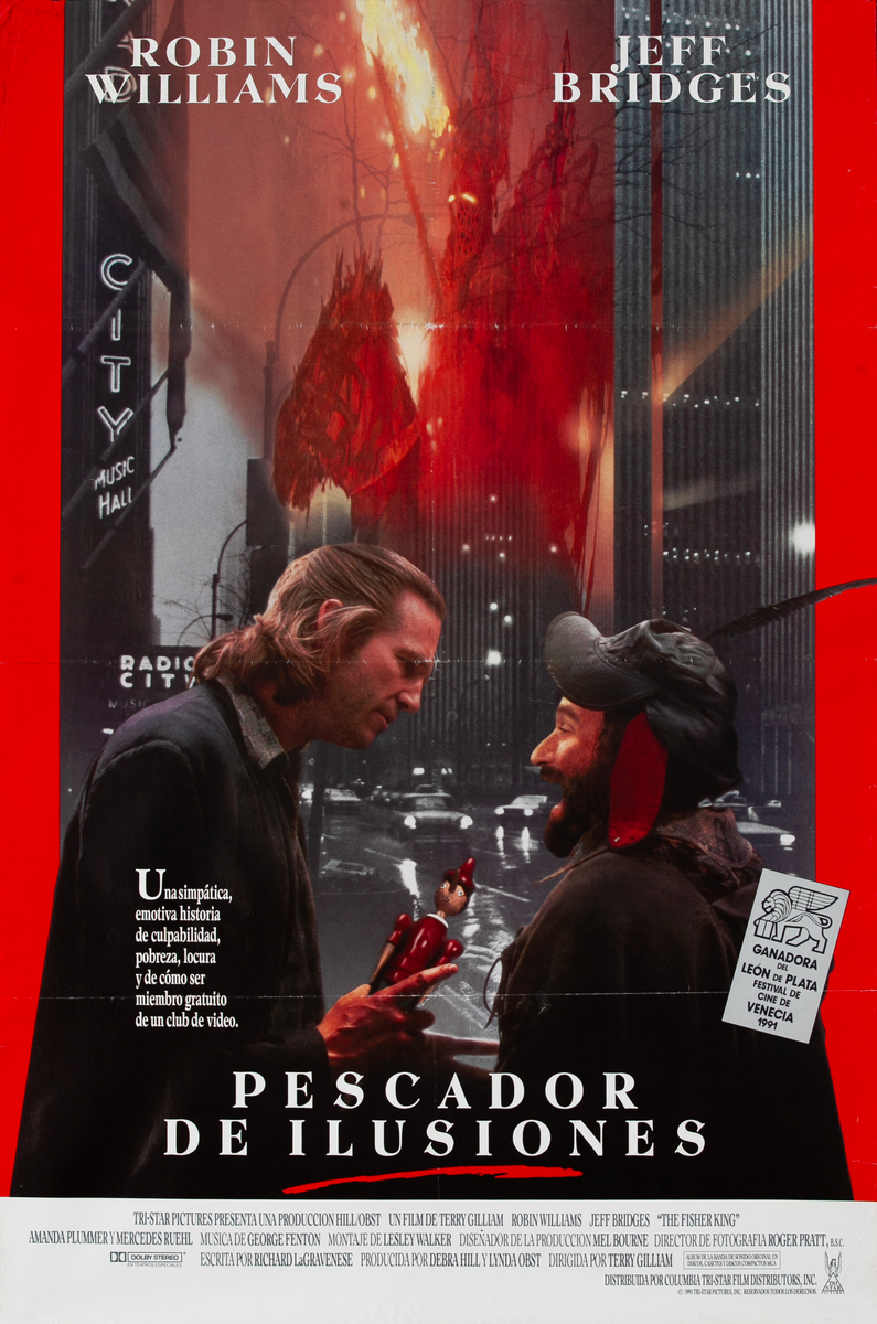 Fisher King, Spanish 1 Sheet Movie Poster