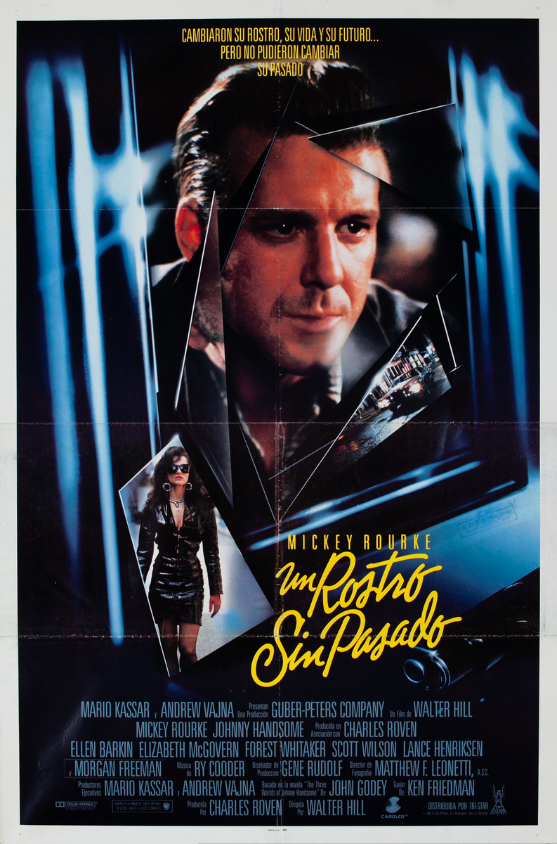 Johnny Handsome, Spanish 1 Sheet Movie Poster