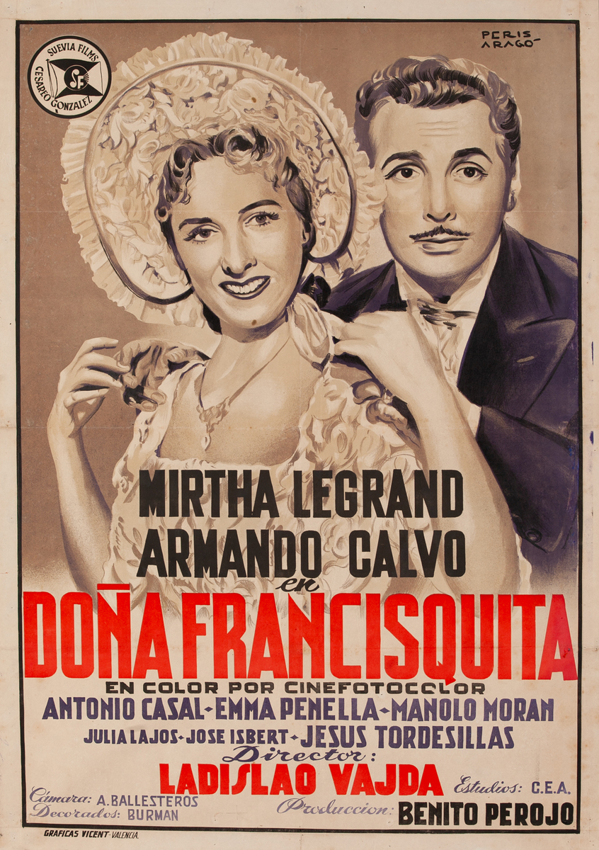 Dona Francisquita Spanish 1 Sheet Movie Poster 