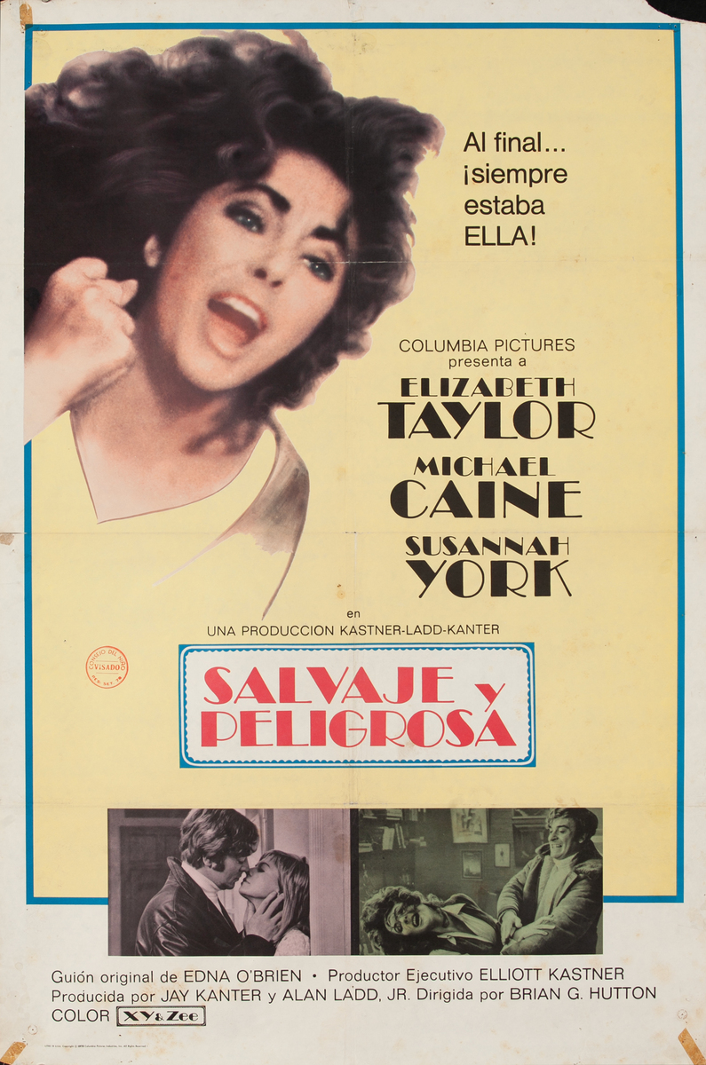 X Y and Zee Spanish 1 Sheet Movie Poster
