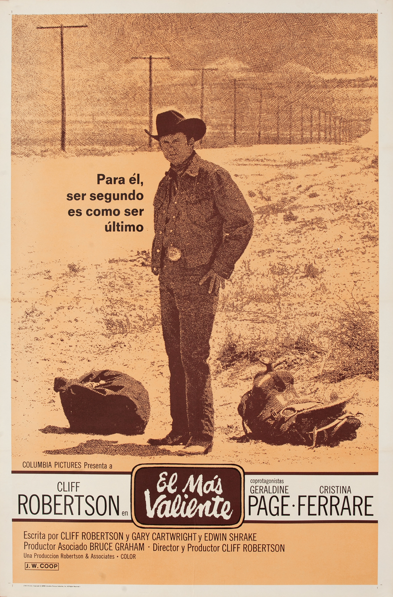 J.W. Coop, Spanish 1 Sheet Movie Poster