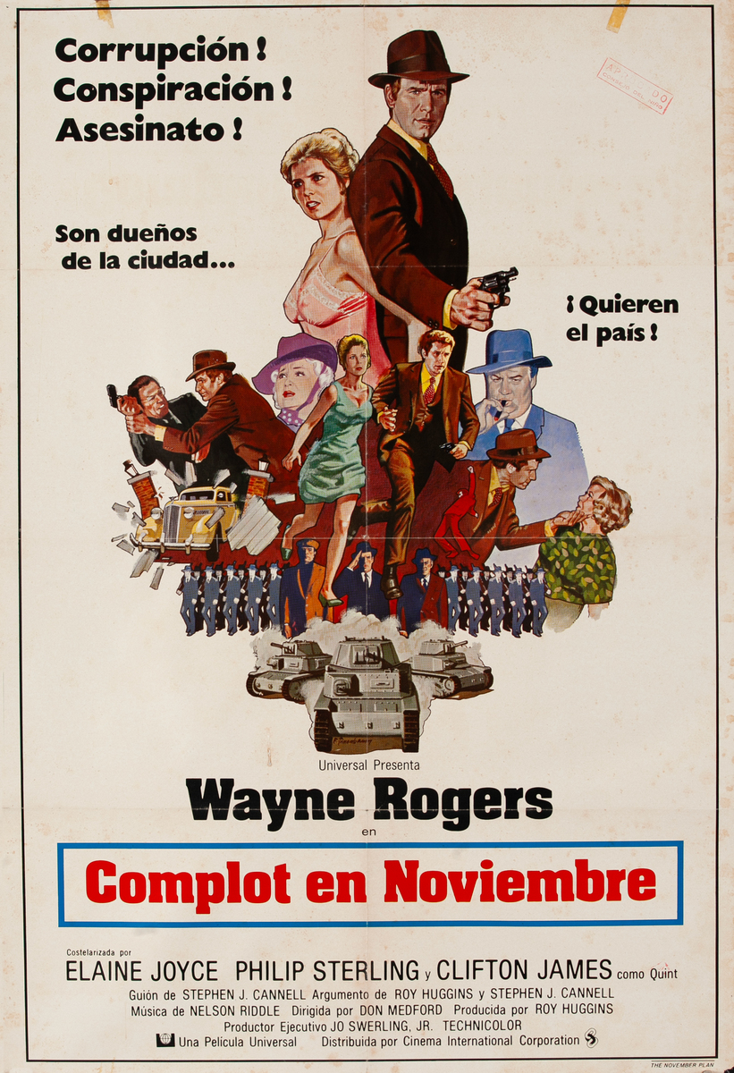 The November Plan, Spanish 1 Sheet Movie Poster  