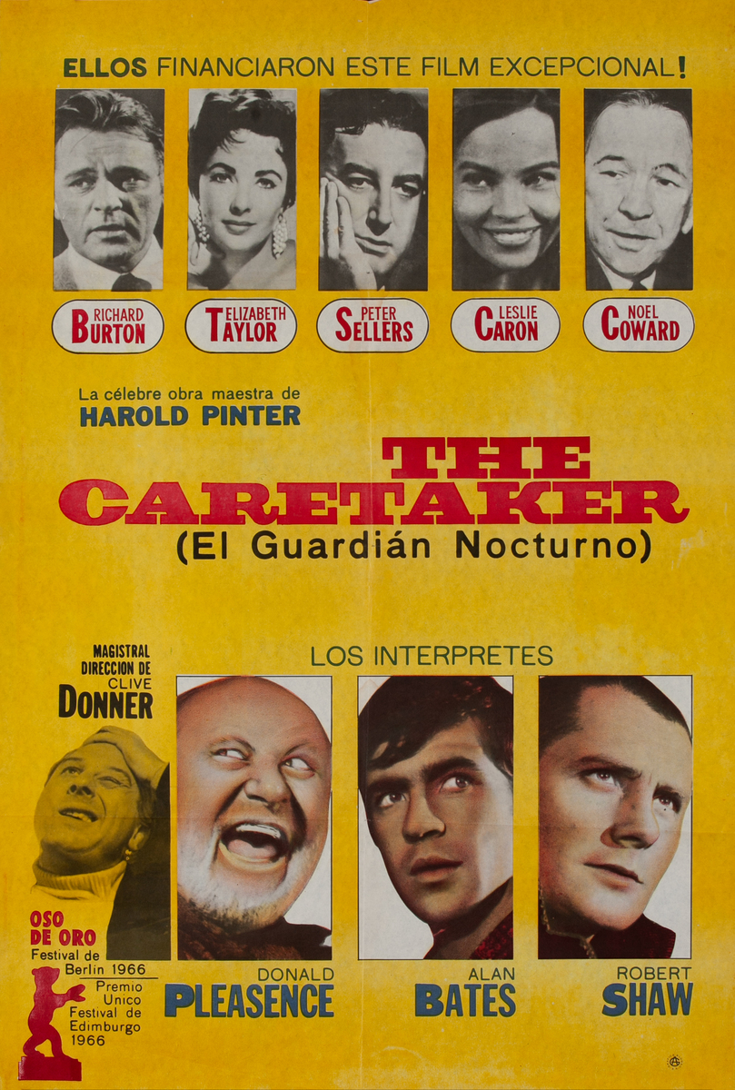 The Caretaker Spanish 1 Sheet Movie Poster