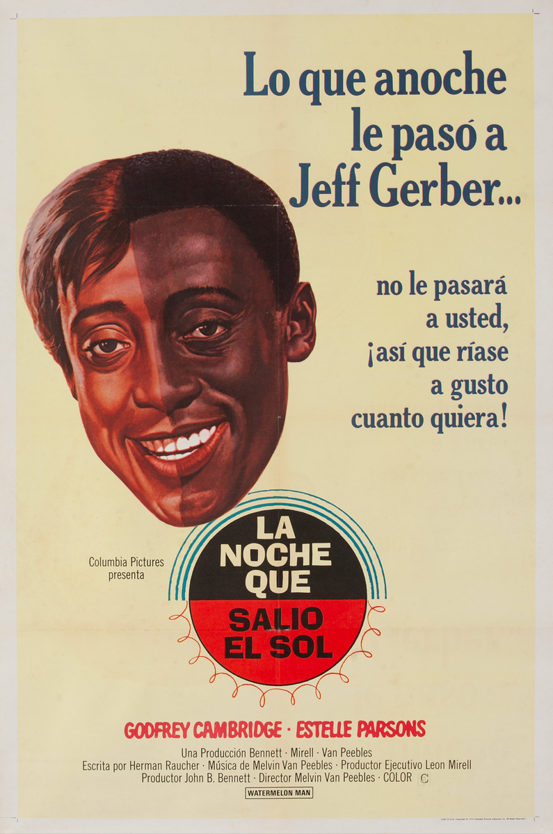 Watermelon Man, Spanish 1 Sheet Movie Poster