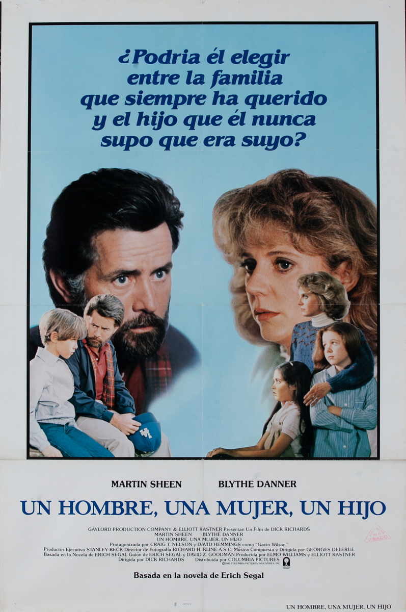 Man, Woman, and Child, Spanish 1 Sheet Movie Poster