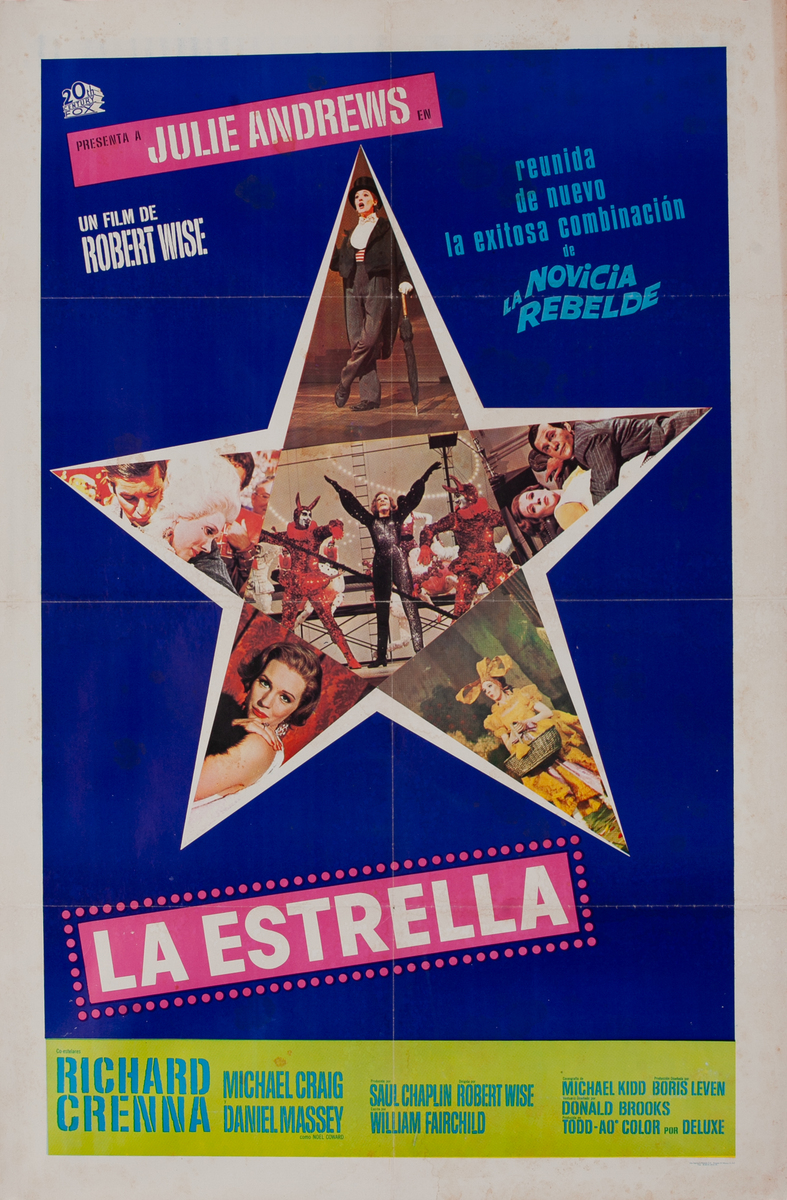 Star! Spanish 1 Sheet Movie Poster