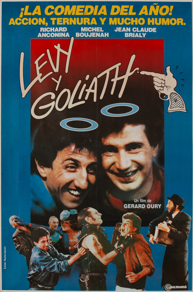 Lévy et Goliath Spanish 1 Sheet Movie Poster