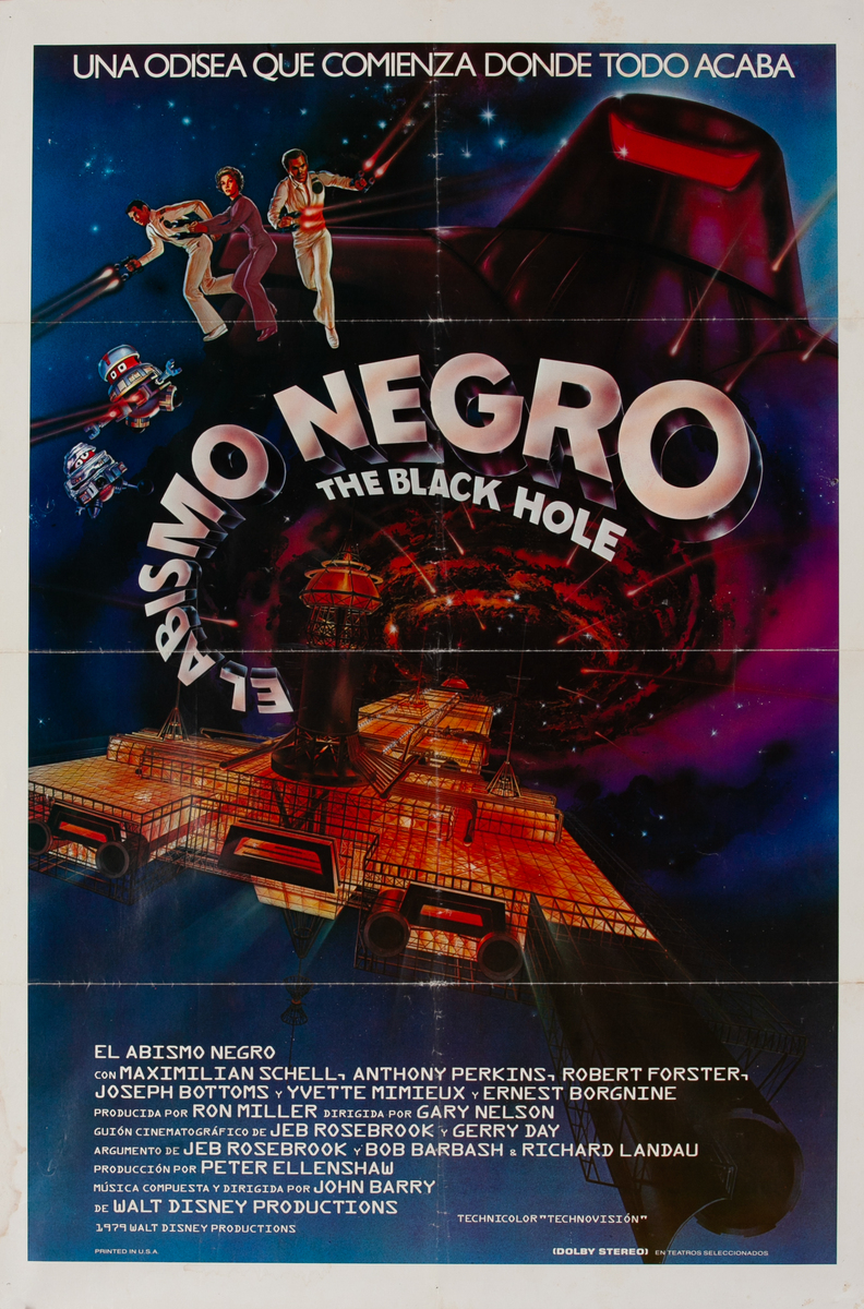 The Black Hole, Spanish 1 Sheet Movie Poster