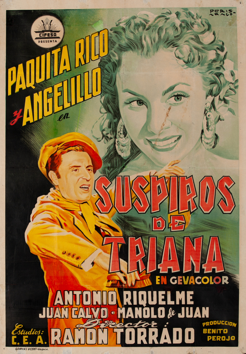 Suspiros de Triana - Sighs of Triana Spanish 1 Sheet Movie Poster